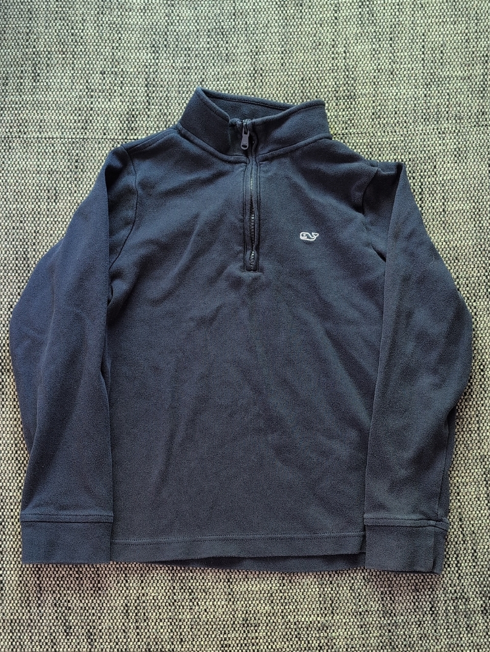 Vineyard Vines Navy Half-Zip Fleece Pullover